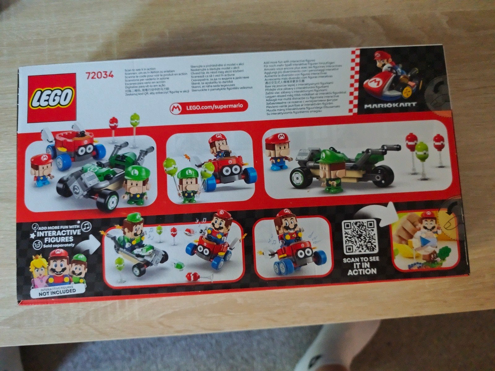 LEGO Super Mario Mariokart 72036 Baby Mario vs. Baby Luigi, Overige thema's, Lego, Nieuw, Ophalen of Verzenden