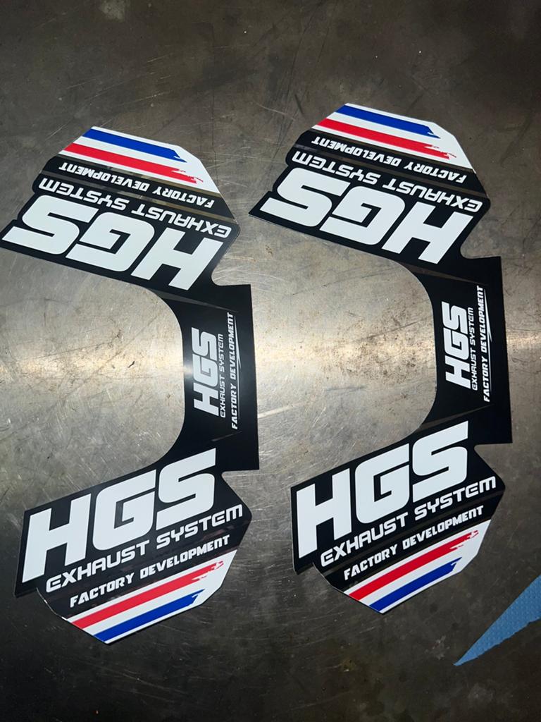 Hgs 4 takt sticker  ( ktm/gasgas/kawa/yamaha, Ophalen of Verzenden