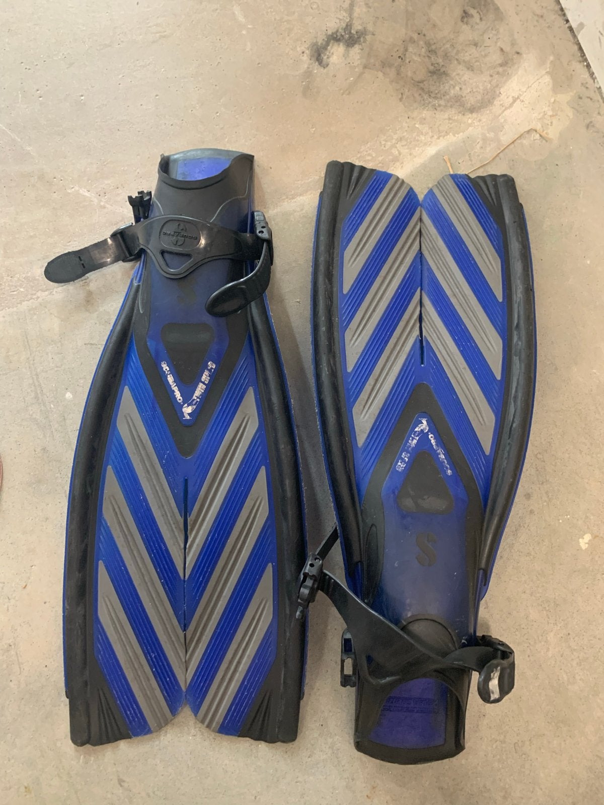 Scubapro Twin Jet Max Duikvliezen M-L, Ophalen of Verzenden, Gebruikt, Zwem- of Duikvliezen