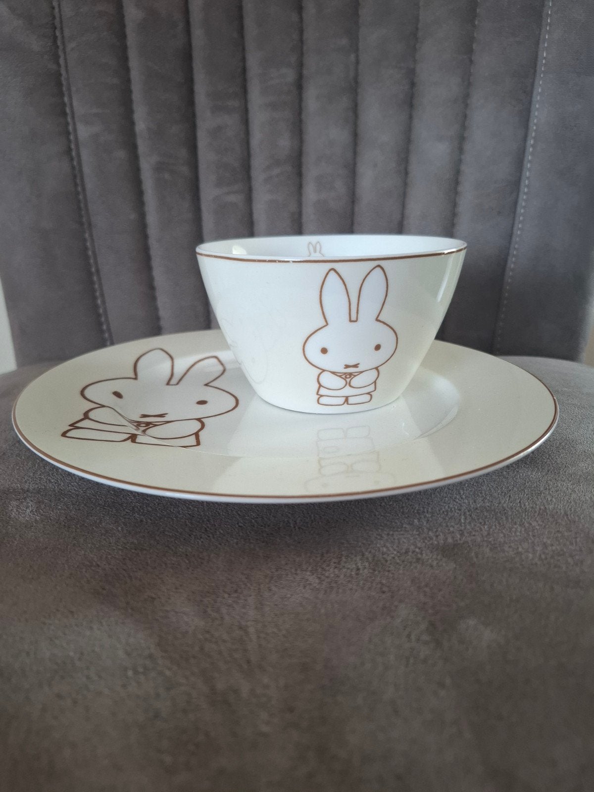 Nijntje Dick Bruna ontbijt setje, Ophalen, Nieuw, Bord(en), Overige stijlen