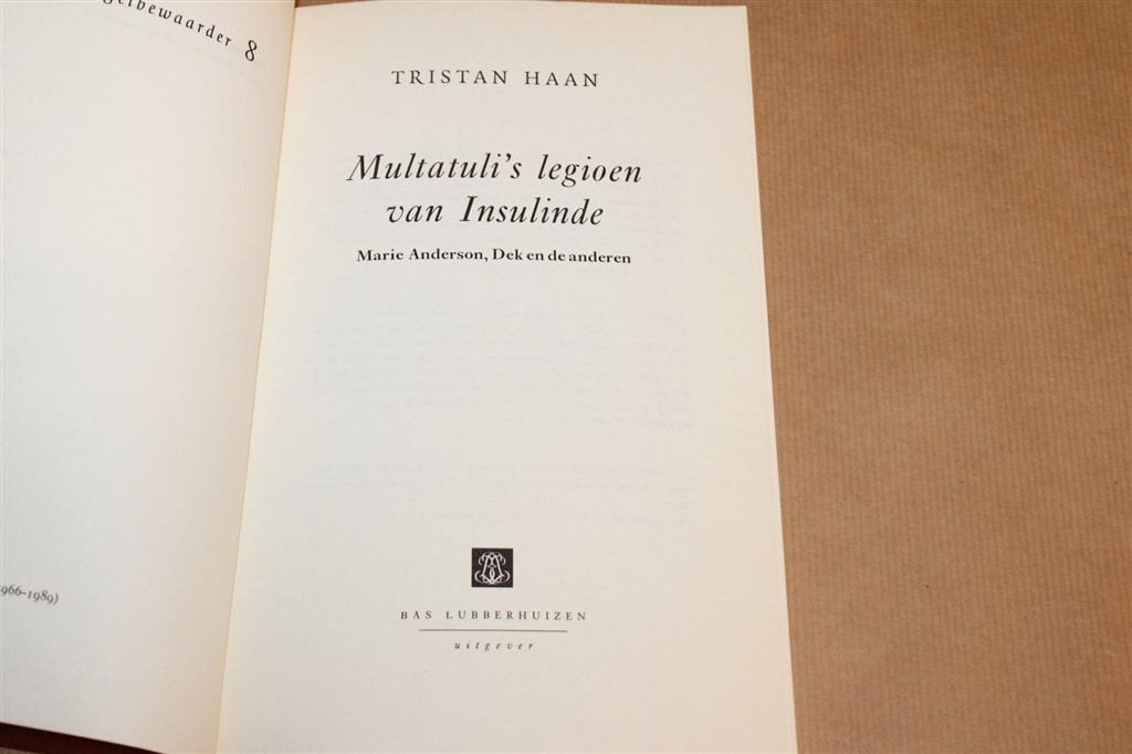 Multatulis Legioen van Insulinde — Anderson, Dek, Boeken, Ophalen of Verzenden, Gelezen
