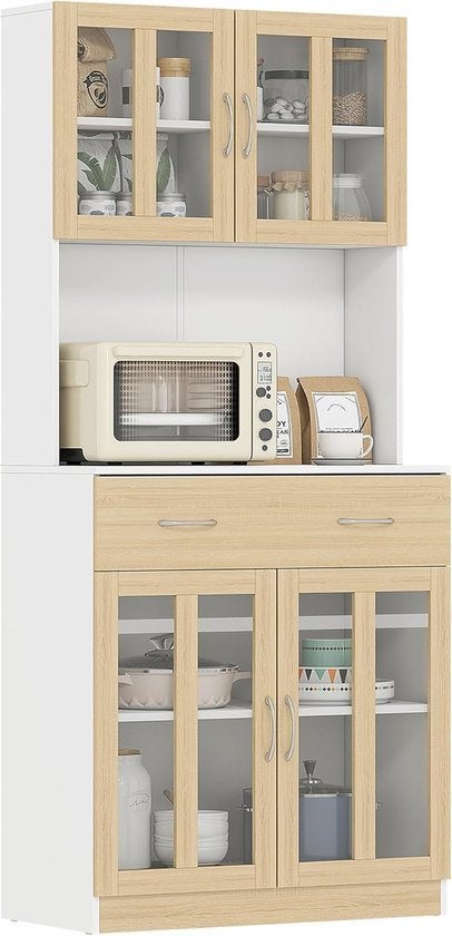 Keukenkast – Keukenbuffet – Hoge Kast – Opbergkast, Corvance B.V., Verzenden, Nieuw, Corvancebol@gmail.com