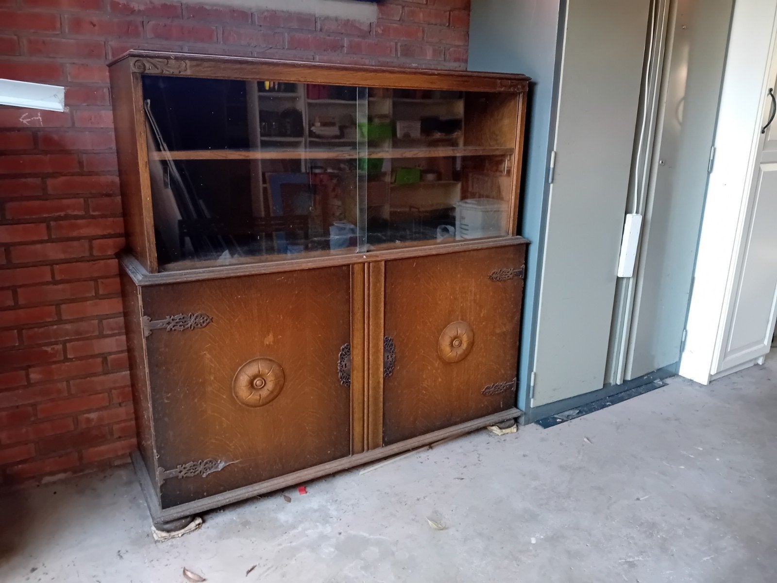 Vintage kast, Ophalen, Gebruikt, 25 tot 50 cm, 100 tot 150 cm