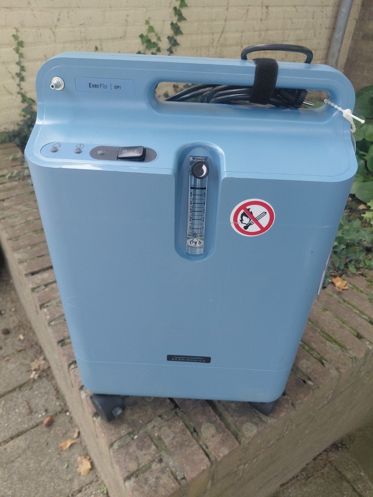zuurstof aperaat, Diversen, Ophalen