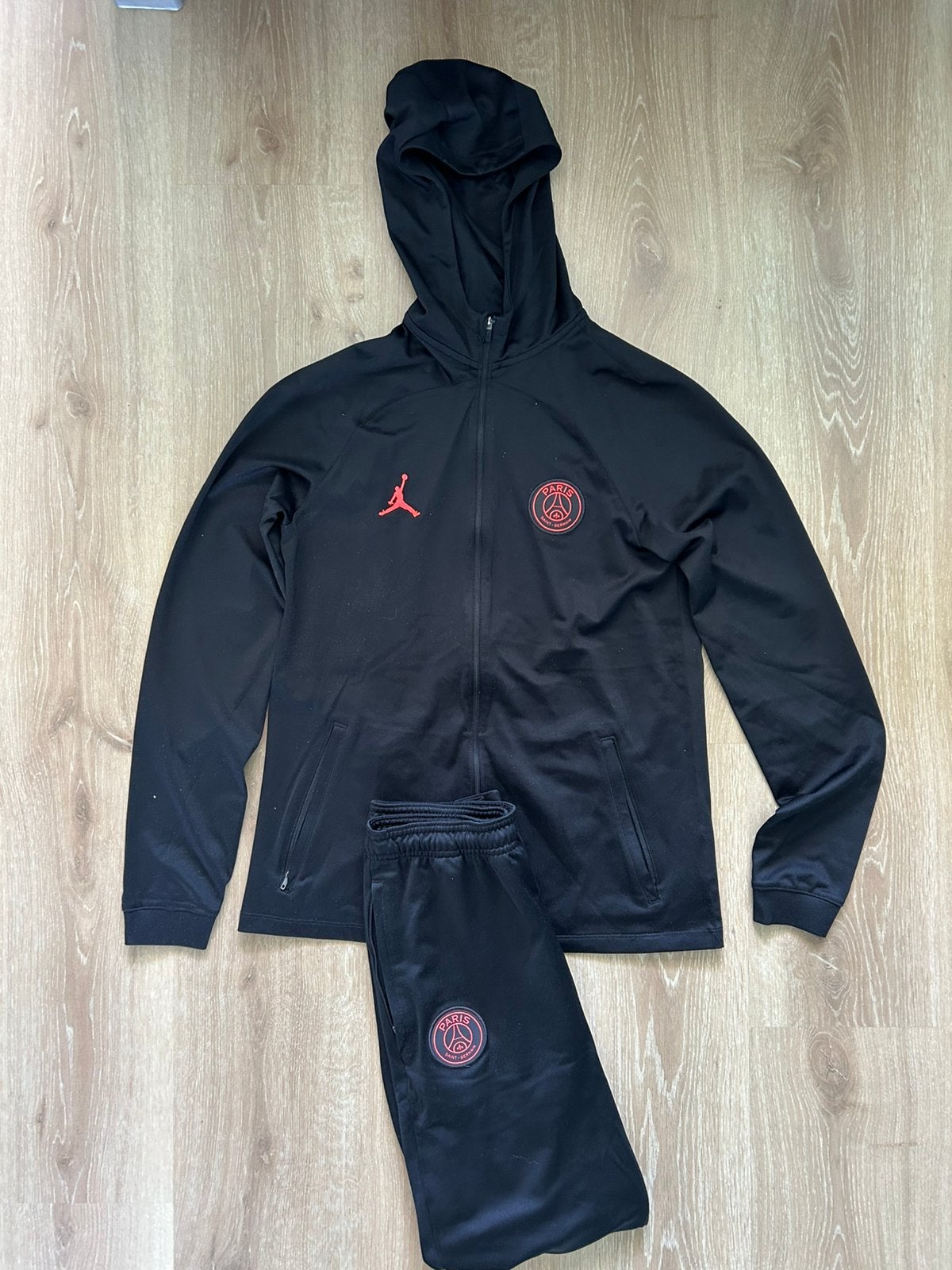 PSG trainingspak Jordan 22/23 Maat 158-170/XS, Zwart, Jordan, Jordan, Ophalen of Verzenden