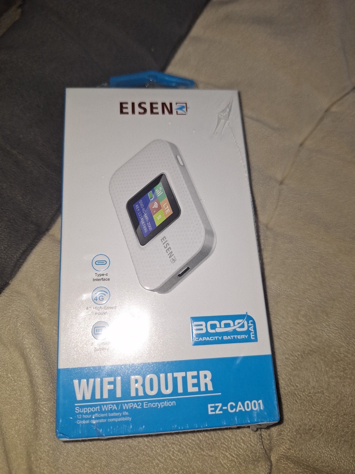 EISEN 4G LTE WiFi Router - Draagbare Hotspot EZ-CA001, Ophalen of Verzenden, Nieuw, Router, EISEN