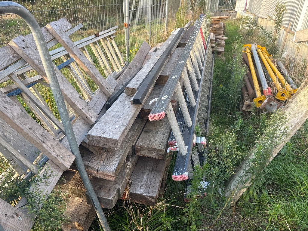 Partijtje onderslag balken te koop, Gebruikt, Ophalen of Verzenden, Balk, Vuren