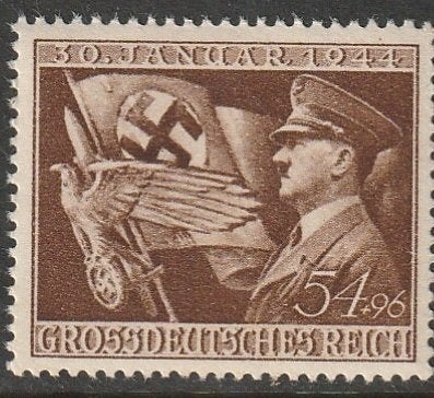 Rijk 1944 865 Hitler + adelaar, Postfris, Ophalen of Verzenden, Overige periodes, Postfris