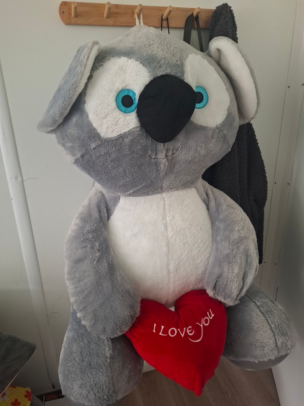 Grote Koala Knuffel ongeveer 100 cm, Ophalen, Overige typen, Grijs, Zo goed als nieuw