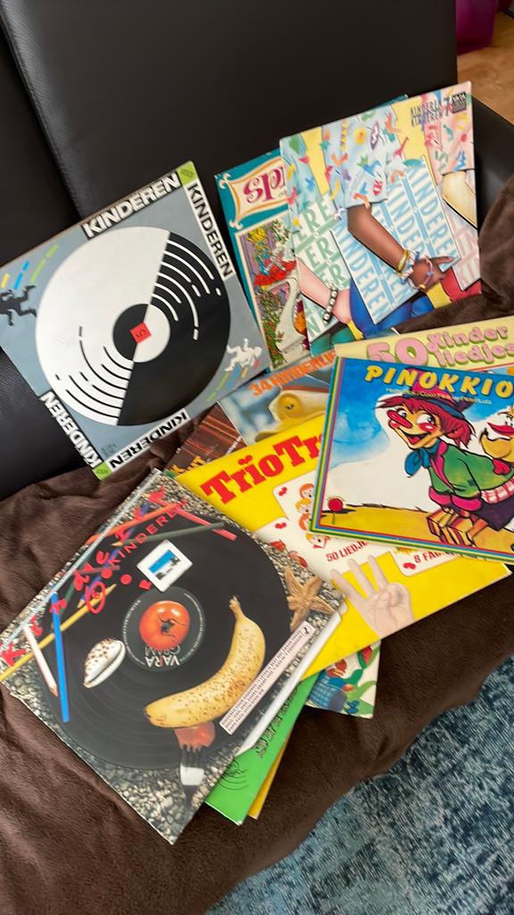 12 kinder vinyl, kinderen voor kinderen, sprookjes, Cd's en Dvd's, Ophalen of Verzenden, Zo goed als nieuw