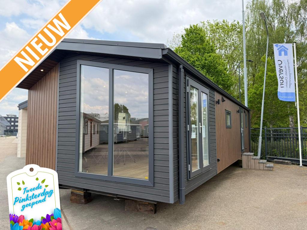 Overson Sky View chalet 11 x 4.30 m 2 Slp Winterhard, Caravans en Kamperen, Niet ingevuld, Niet ingevuld, Niet ingevuld