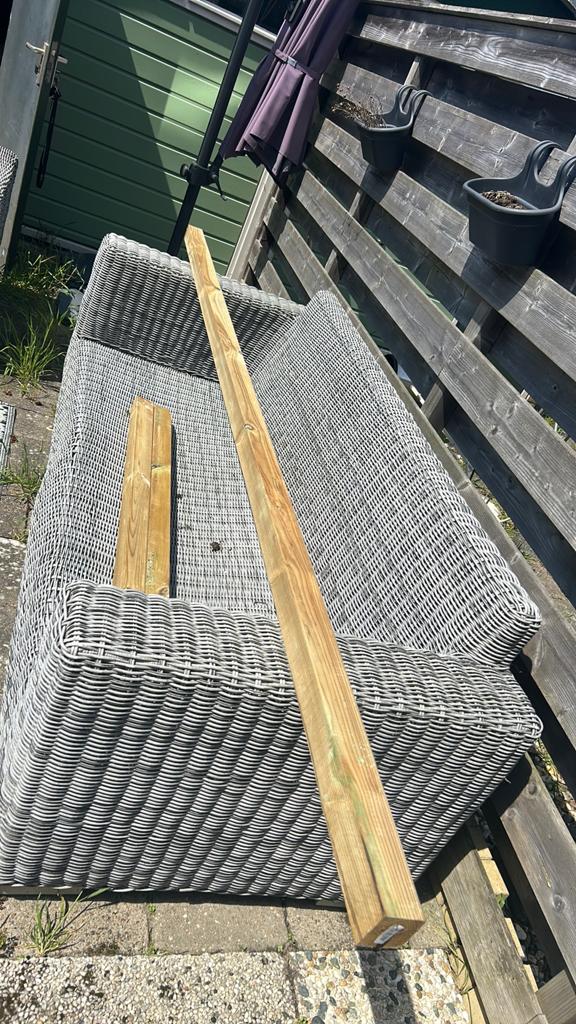 Balken hout, Ophalen, 250 cm of meer, Balken