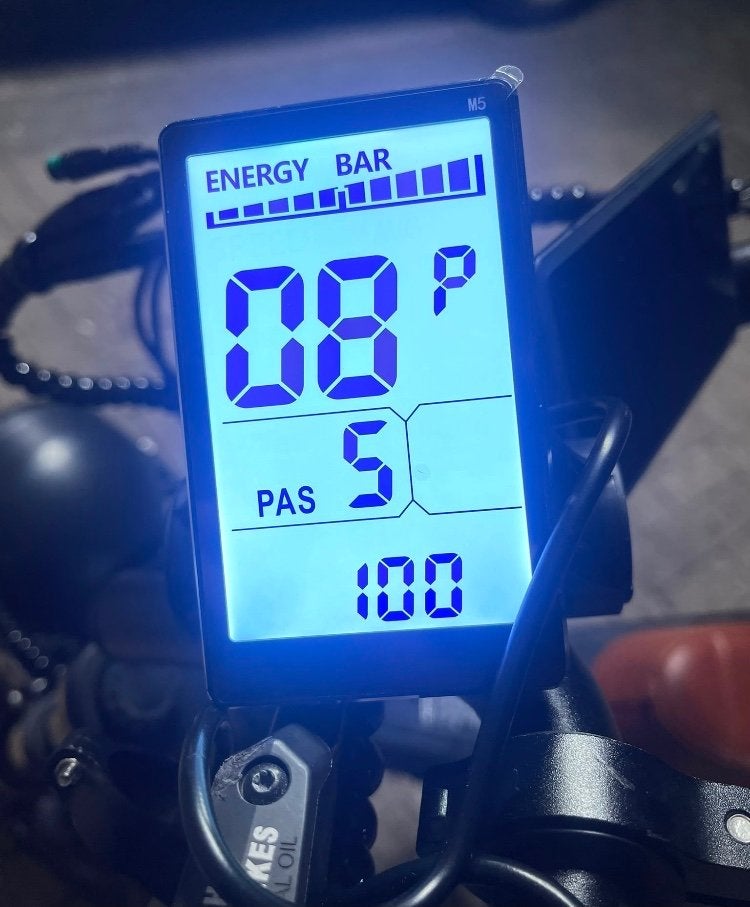 Fatbike M5 display opvoedbaar - killswitch, Fietsen en Brommers, Ophalen of Verzenden, Nieuw, Fatbike