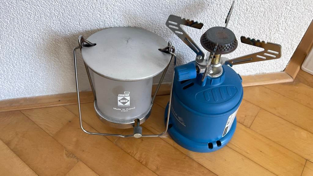 Campingaz Lumogaz RAA R lamp en kooktoestel 206 S, Ophalen of Verzenden, Gebruikt