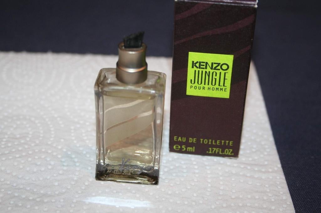 Kenzo Jungle Homme  EdT 5 ml nieuw & OVP, Verzenden, Nieuw, Miniatuur, Gevuld