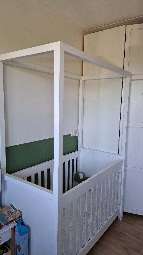 Bopita ledikant + matras + beddengoed, Ophalen, Gebruikt, Ledikant
