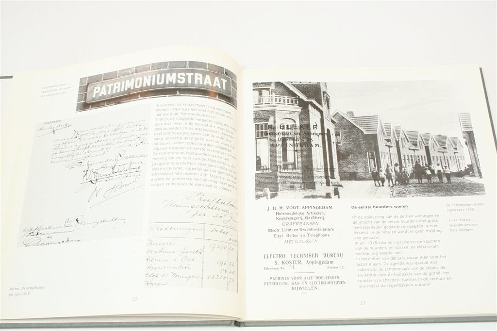 Bouwen op Goed Fundament — 75 Jaar Patrimonium Appingedam, Ophalen of Verzenden, Gelezen