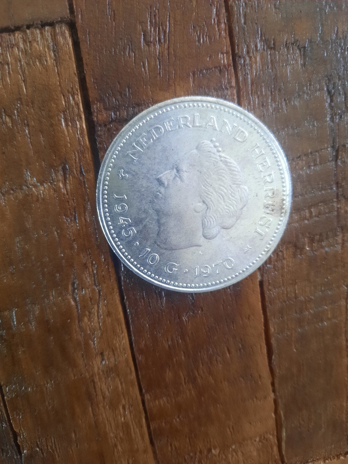 Zilveren 10 Gulden Munt Koningin Juliana 1970, Ophalen of Verzenden
