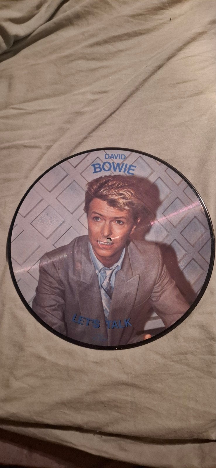 David Bowie - Let's Talk / Rare Interview Picture Disc, LP, Gebruikt, Pop, Ophalen of Verzenden