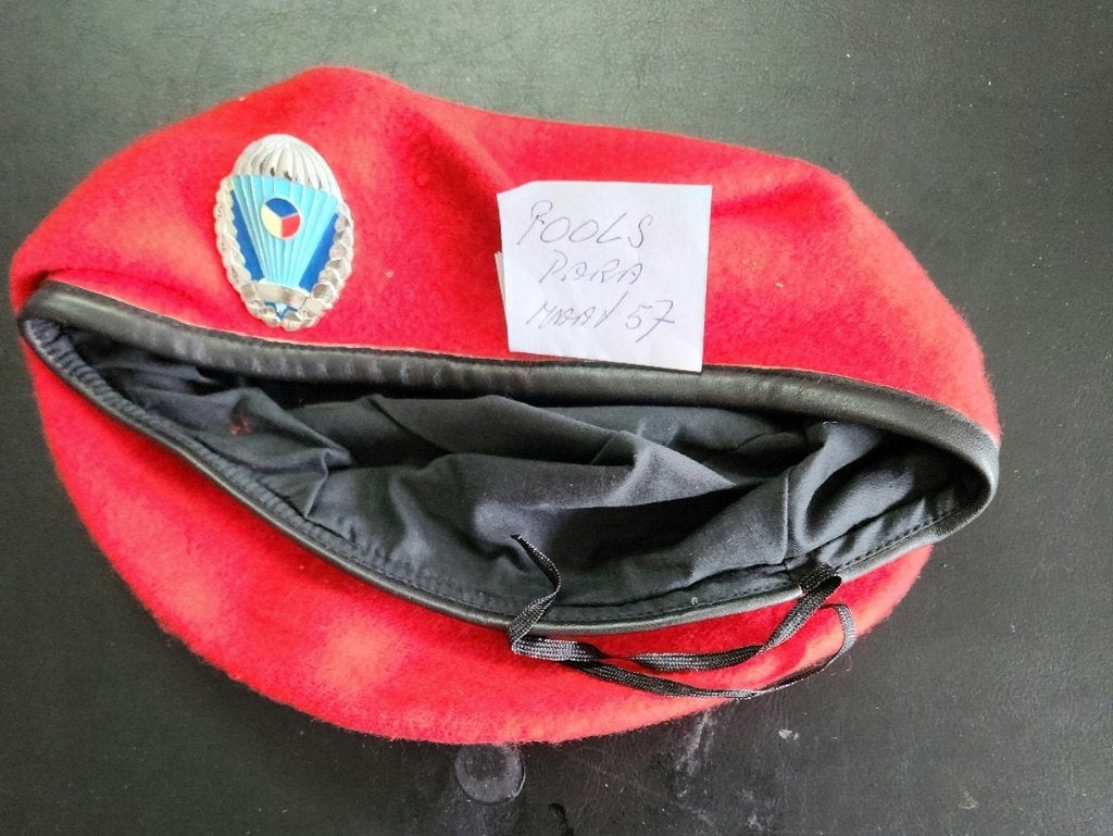 Baret 11 Poolse Para, Ophalen of Verzenden, Landmacht, Overige gebieden, Helm of Baret
