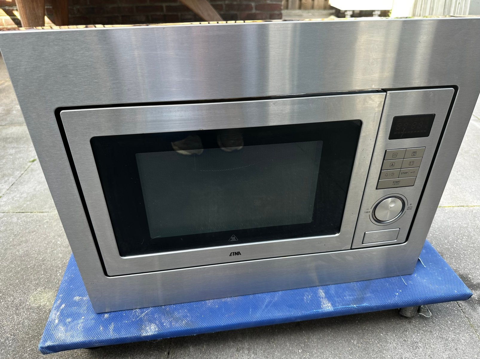 ETNA CM125HRVS inbouw combi oven/magnetron, Witgoed en Apparatuur, Magnetrons, Ophalen, Combimagnetron, Gebruikt, Hete lucht