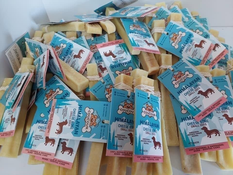 Partij 100x NIEUWE yak kaas cheese bone Nepal kaasbot maat S, Ophalen of Verzenden, Hond