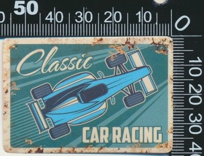 Sticker: Classic Car Racing, Verzamelen, Ophalen of Verzenden, Zo goed als nieuw, Auto of Motor