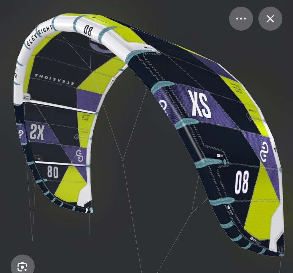 Eleveight XS 12m V6 | kite evt. met bar, Watersport en Boten, Kitesurfen, Geen board, Ophalen of Verzenden, Zo goed als nieuw