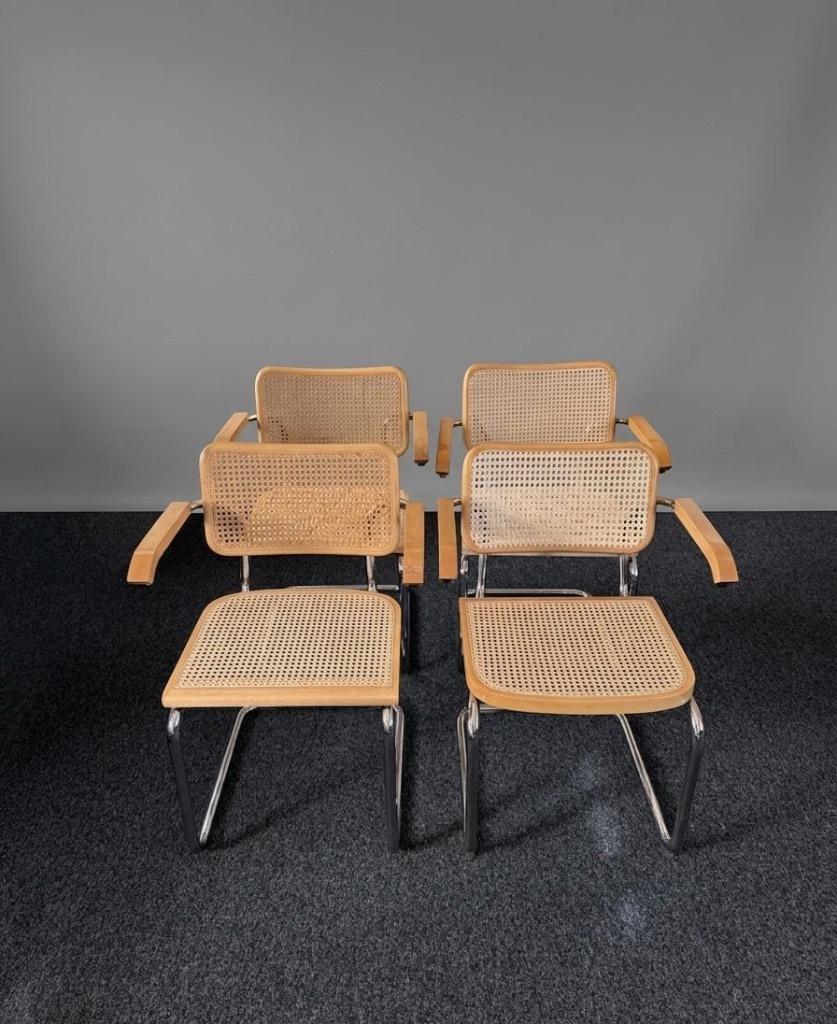 Cesca stijl stoelen, Huis en Inrichting, Stoelen, Ophalen, Gebruikt, Bruin, Hout