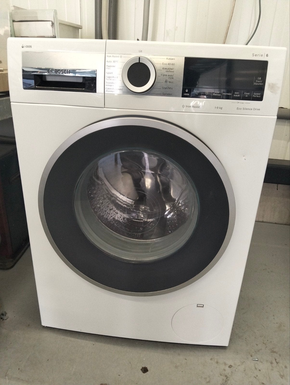 Bosch Serie 6  Wasmachine - 9 kg, i-DOS 2023, Bosch, 1200 tot 1600 toeren, 8 tot 10 kg, Ophalen of Verzenden