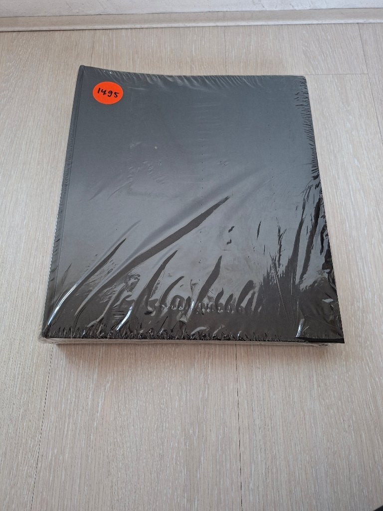 Nieuw fotoalbum in folie - Zwart met gouden details, Ophalen, Plakboek, Overige merken, Zwart
