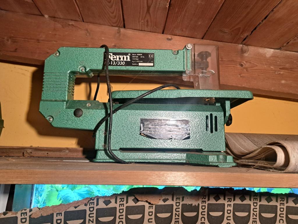Ferm Figuurzaag - Ideaal voor precisiewerk, Doe-het-zelf en Verbouw, Gereedschap | Zaagmachines, Minder dan 30 mm, Gebruikt, Decoupeerzaag
