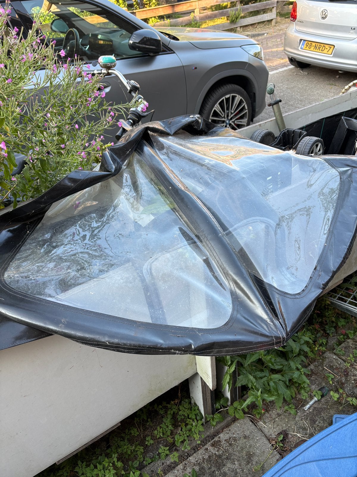 Tent voor Fietsfabriek bakfiets short, Fietsen en Brommers, Fietsen | Bakfietsen, Ophalen, Gebruikt, 2 kinderen, Fietsfabriek