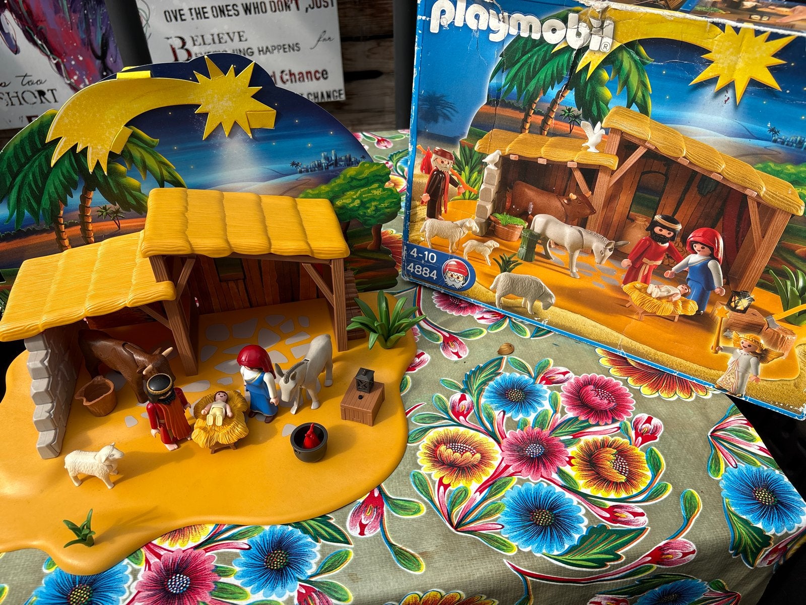 Playmobil Kerststal 4884, Ophalen, Gebruikt, Gebouw, Complete set