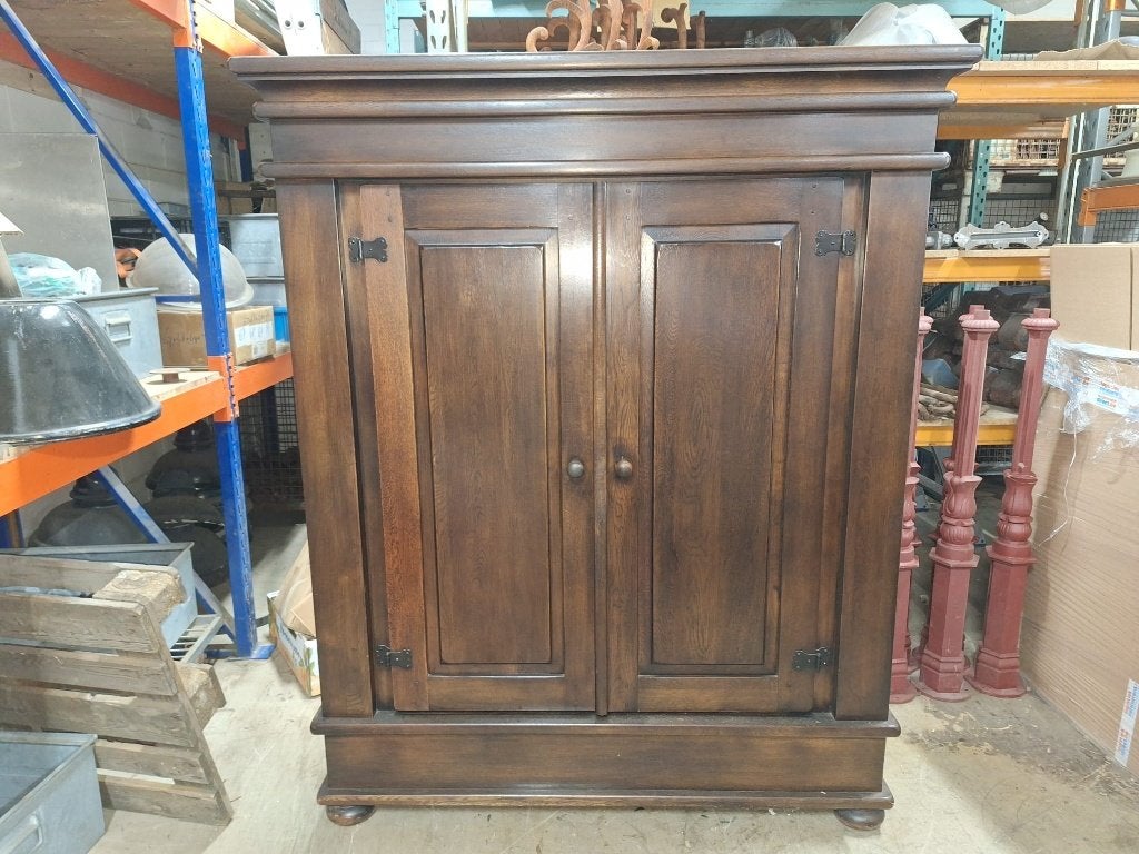 eiken kast, Ophalen, Met plank(en), 150 tot 200 cm, Eikenhout