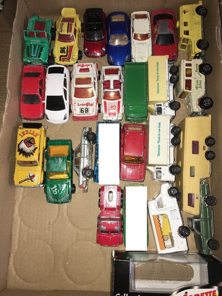22x Majorette 405 MI16, Porsche 911, 300ZX 260Z, LandCruiser, Ophalen of Verzenden, Zo goed als nieuw, Bus of Vrachtwagen, Majorette