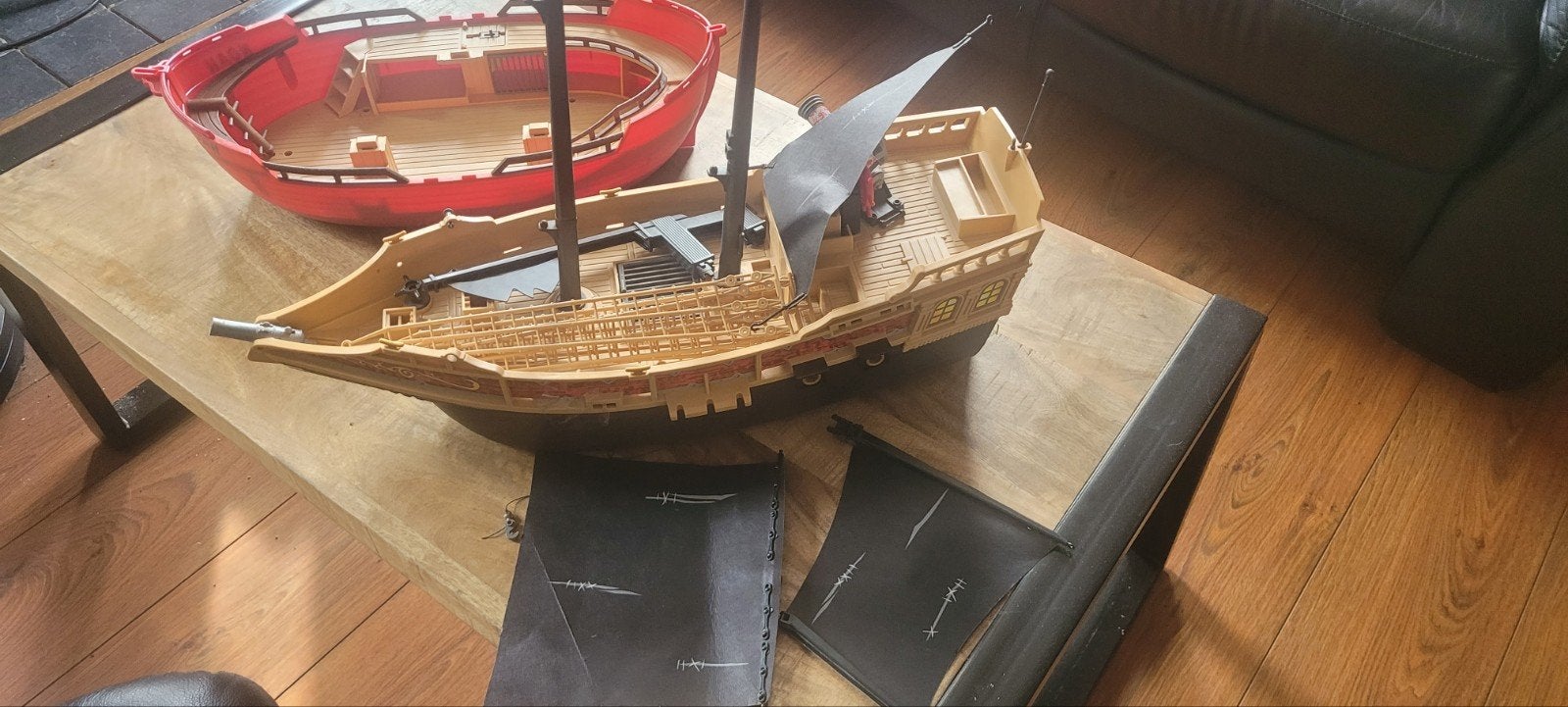 Playmobil piratenschip en ark van Noach (niet compleet), Ophalen, Gebruikt, Jongen of Meisje