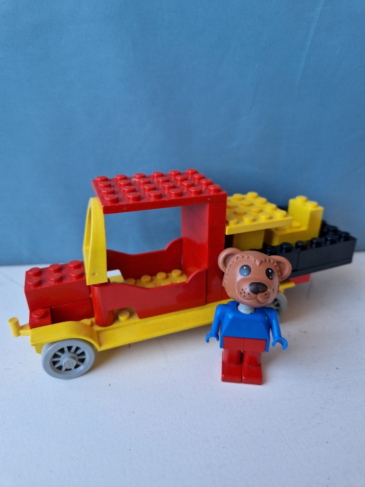 Lego Fabuland 329 -  Bernard bear and pick up truck, Gebruikt, Lego, Ophalen of Verzenden, Compleet