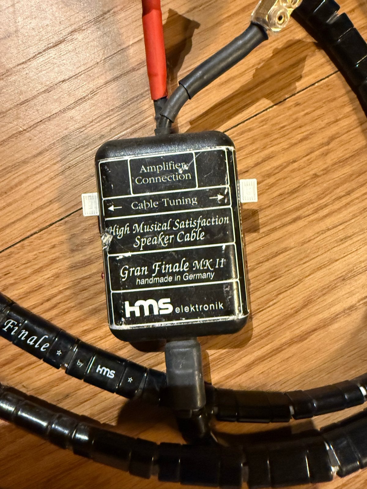 HMS Gran Finale MK II Luidsprekerkabel - High-End Audio, Ophalen of Verzenden, Zo goed als nieuw, 2 tot 5 meter, Luidsprekerkabel
