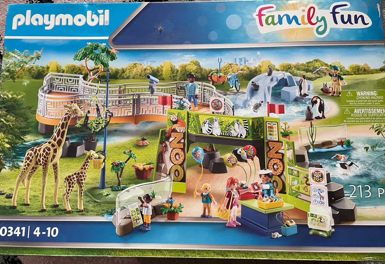 Playmobil family fun speelset zoo avontuur dierentuin, Ophalen of Verzenden
