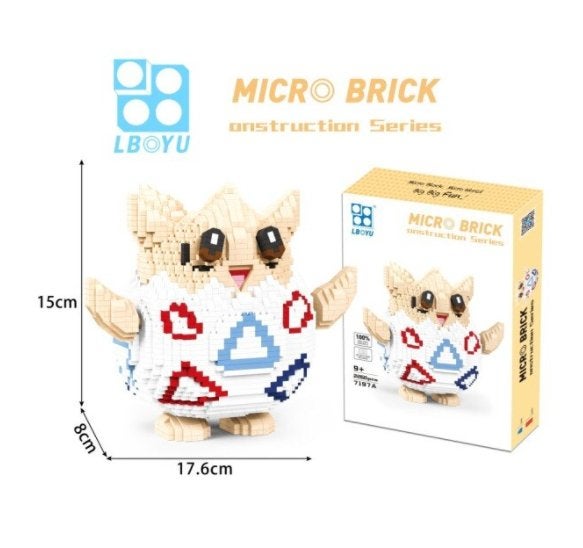 Togepi Nano Blocks - 2260 bouwsteentjes NIEUW, Overige merken, Onbekend, Nieuw, Ophalen of Verzenden