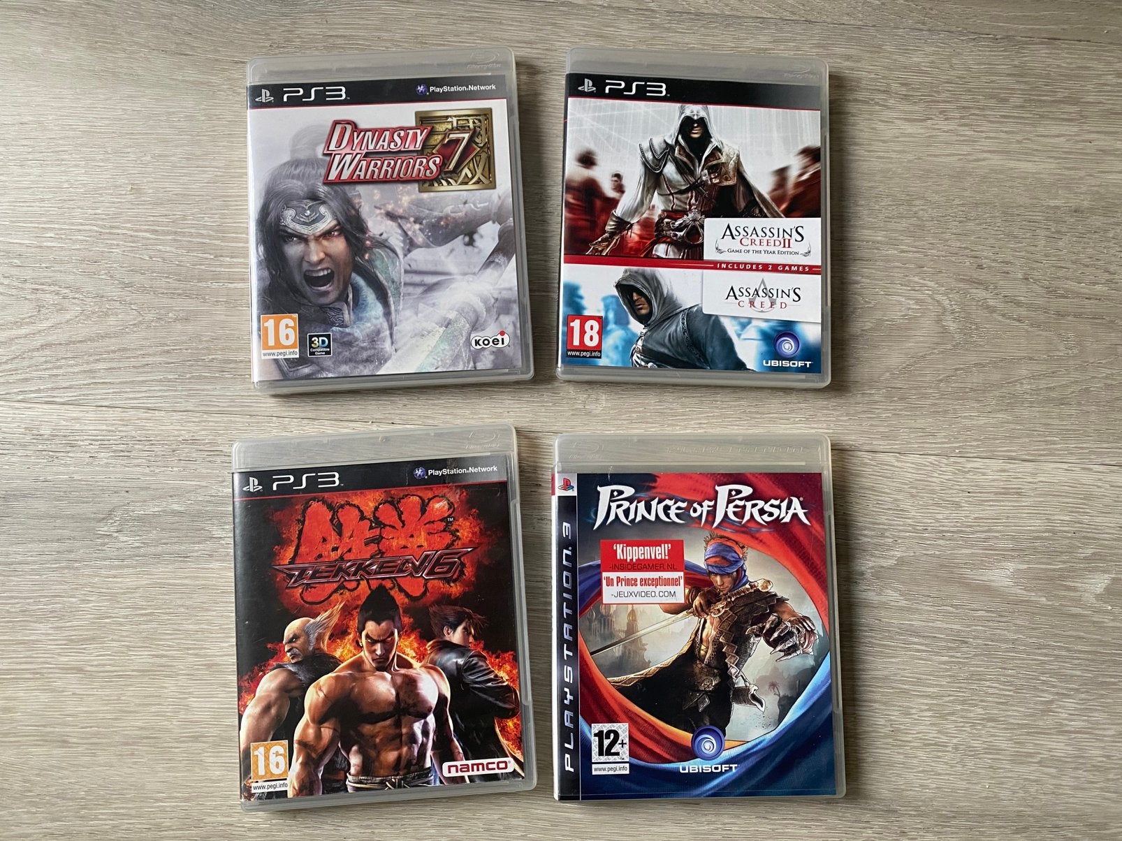 4x PS3 games, Spelcomputers en Games, Games | Sony PlayStation 3, Avontuur en Actie, Gebruikt, Vanaf 18 jaar, Ophalen of Verzenden
