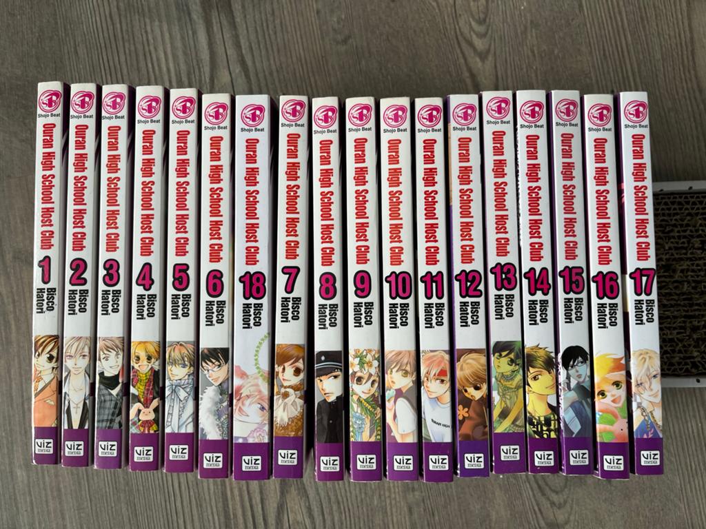 Ouran High School Host Club Manga Vol. 1-17, Boeken, Meerdere comics, Ophalen of Verzenden, Zo goed als nieuw, Japan (Manga)