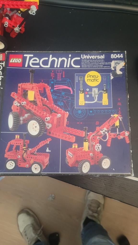 LEGO Technic Universal 8044 Pneumatic Set, Kinderen en Baby's, Speelgoed | Racebanen, Gebruikt, Onderdelen, Overige aandrijving