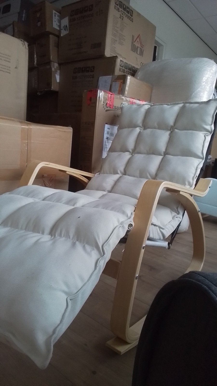 Comfortabele relaxfauteuil met voetensteun, Ophalen, ..., .m.,,, M,,,,