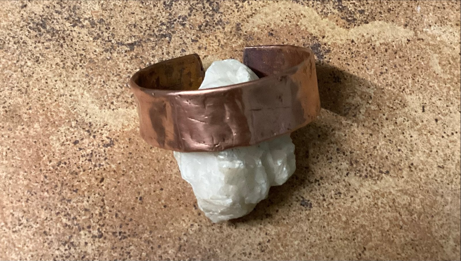 Robuuste Viking Stijl Koperen Armband - Handgemaakt, Ophalen of Verzenden, Nieuw, Overige kleuren, Overige materialen