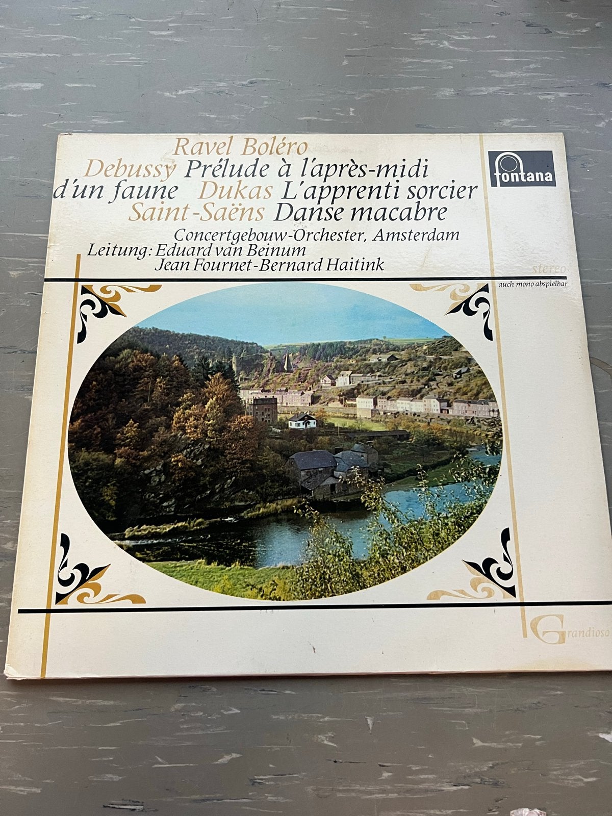 Ravel, Debussy, Dukas, Saint-Saëns - Klassieke LP, Cd's en Dvd's, LP, Gebruikt, Overige componisten, Ophalen of Verzenden