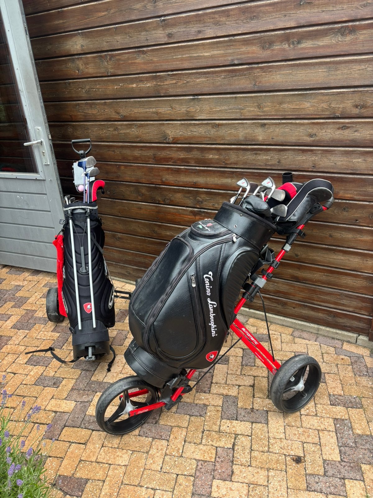 Lamborghini Golf set Heren + Dames set, Ophalen, Zo goed als nieuw, Set