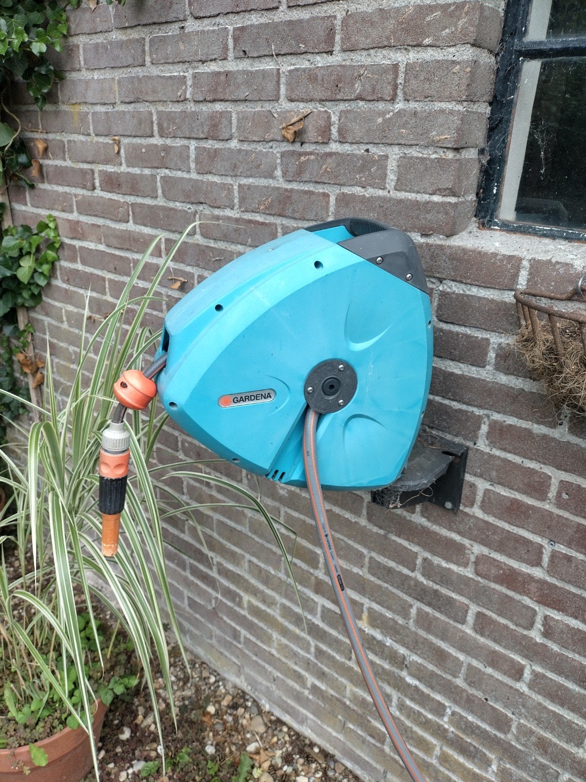 Gardena rollup 10 meter, Ophalen