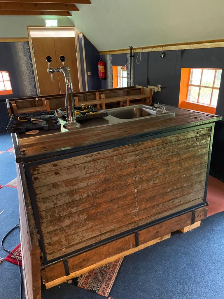 Vandaag of morgen ophalen. Bar van zware schotten., Ophalen, Gebruikt
